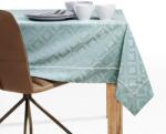 DecoKing Asztalterítő Maya mentazöld nyomott klasszikus 140x340 DecoKing