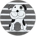  Szőnyeg kerek TINIES PUPPY szürke r140