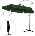 Chomik LED Napernyő - Kert, Terasz - Zöld - 300 cm