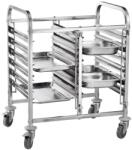 Hendi Rozsdamentes GN 1/1 Mobilkocsi - 12 Réteges, Dupla Soros