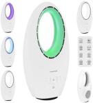  Lapát nélküli álló ventilátor 60 W - 3 mód, távirányító, 7, 5 h időzítő, LED