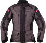 W-Tec Barbata Női Motoros Kabát - CE Védelem, Fekete/Szürke/Rózsaszín - 3XL