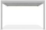  SUN ELEGANCE WALL 3x4 m Motoros fehér terasz pergola + LED világítás
