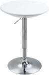 Homcom Bárszék, Állítható Magasságú, Forgó, Acél, 61 x 61 x 76-97 cm, Fehér