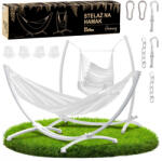  Stelaż hamaka huśtawki stojak ogrodowy metalowy dwuosobowy bujak 2w1 mocny GoGarden