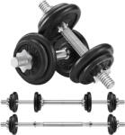 SONGMICS Állítható súlyzók és súlyzók teljes egészében acélból, 20kg