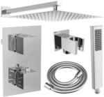 Mexen Cube Zuhanyrendszer - Esőztetőfej - 25 cm - Króm (5907709106581)