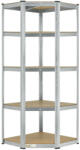  Corner Basic sarokpolc tároló állvány 5 polccal 180x70x40 cm 21093