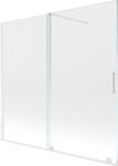 Mexen Velar Kádparaván 2 részes csúszó 170 x 150 cm, átlátszó nano, fehér - 896-170-000-01-20 Kádparaván (5905315220882)