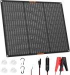  Napelemes töltő, 50 W kimenet, monokristályos szilícium, 12 V kompatibilitás, könnyű és hordozható