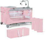 KinderKraft Leody Utazóágy - Rózsaszín - 0-15 kg