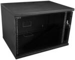 S-Link 19" Fali rack szekrény 7U 530x400mm - Szürke (34386)