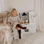 Homcom Gyerek Játékkonyha kiegészítőkkel, MDF, 3-6 év, 82x65x87cm, Multicolor