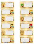 Starpak Emoji 6 db-os füzetcímke - kétféle (494492) (494492)