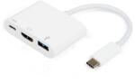 Vivanco USB-C - HDMI 3 az 1-ben Adapter - Fehér