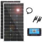  Napelemkészlet, 240 W teljesítmény, monokristályos hatékonyság, 240W 12V 24 V 20A készlet