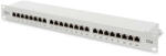 ASSMANN CAT5e 24port 19" 1U szürke árnyékolt Patch Panel