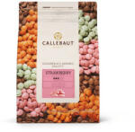 Callebaut Belga csokoládé pasztilla, rózsaszín, eper ízű 2, 5kg