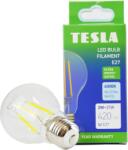 TESLA Tesla Filament A class, E27, 2W, 420lm, 4000K nappali fehér, 360°, átlátszó, 230V, 25000 óra (BL270240-A1)
