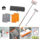  4-in-1 ablaküveg-szorító tisztító, állítható teleszkópos pólus, többcélú használat, rugalmas mopfej, Ablaktisztító