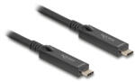 Delock Aktív optikai USB-C 8K Video + adat + PD kábel 8 m (84256) - pepita