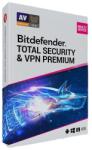 Bitdefender Total Security + Premium VPN (5 Eszköz -1 Év) (EU)
