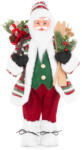 MagicHome MagicHome karácsonyi dekoráció, Mikulás sítalppal, 46 cm