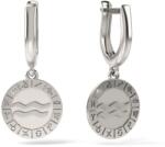 Atcom Jewelry ATCOM Vízöntő Ezüst Fülbevaló - 12 mm