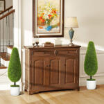 Homcom Műnövény szett, 2 db ciprus, cserépben 90cm magas