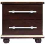 Komforttéka Clair Noir Éjjeliszekrény - Fenyőfa - 42x35x41 cm