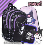  Kuromi ergonomikus iskolatáska, hátizsák SZETT - Black (5903235693717SZ)