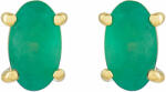  9 Karátos Arany Fülbevaló Brazil Smaragddal, PCY11207
