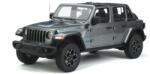 Jeep Wrangler Rubicon 4Xe szürke metál 2022 modell autó 1: 18