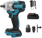  Elektromos ütközéskulcs, 520N. M nyomaték, vezeték nélküli működés, 1 akkumulátor, EU