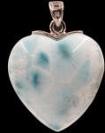  Larimár szív medál