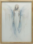  KERET FALI PLAKÁT ANGYAL BLUE 70x100 CM FEKETE KERET