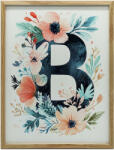  PLAKÁT KERETFALHOZ B LETTER FLOWERS MATTE 70x100 CM