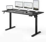  Állítható magasságú íróasztal Nojo Light 140 cm x 60 cm fekete