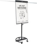 Legamaster Sketch Pro mobil flipchart kerek lábbal