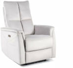 Signal Neptun M Velvet Elektromos Masszázsfotel Világosszürke Bársony Kárpitozással (NEPTUNMVJSZ)