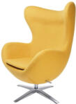 King Home EGG Fotel - Mustársárga - Kasmírgyapjú (KH1501100195)