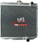  3 soros alumínium radiátor, nagy teherbírású konstrukció, megnövelt hűtési kapacitás, AWI hegesztett kivitel