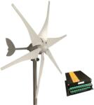  Szélturbina, 2000W teljesítmény, 6 penge, hatékony indítási sebesség, MPPT hibrid vezérlés, 2000W, 48 V -os
