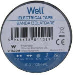 Well Elektromos Szigetelőszalag - PVC - 19 mm x 10 m - Fekete