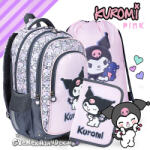 St. Majewski Kuromi ergonomikus iskolatáska, hátizsák SZETT - Pink (5903235694158SZ)