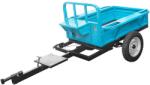 Dakard Remorca DKD LY 500 capacitate max 500 kg roti 4.00-12" dimensiuni bena 120x80x28 cm basculare frana mana frana picior (DKDLY500) - motosape-motocoase