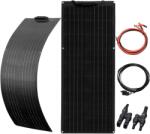  Napelemkészlet, 50W / 100W teljesítmény, monokristályos szilícium, vízálló kialakítás, 12 V 100W Solarkit