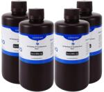 Kingroon 405 nm UV gyanta LCD 3D nyomtatókhoz, nagy szilárdságú, alacsony zsugorodás, 4 kg -os fekete szabvány