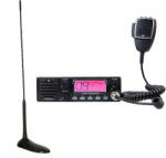 PNI CB rádióállomás TTi TCB-900 EVO, Mic Gain, 4W, 12-24V, CB antennával PNI Extra 45, 45cm, mellékelt mágnessel