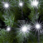 Somogyi Elektronic ML 50/WH micro LED-es fényfüzér, 4, 9 m / 50 db hidegfehér micro LED, állófényű, kapcsolható és időzíthető, átlátszó vezeték, elemes, beltéri kivitel